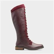 Hush Puppies Rudy Womens Burgundy Leather Boot (Click For Details)