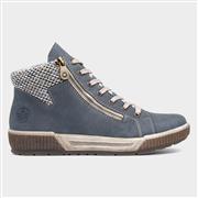 Rieker Jeans Womens Blue Ankle Boot (Click For Details)