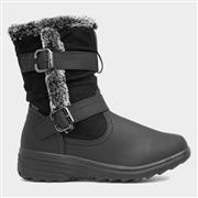 Cushion Walk Ace Womens Black Calf Boot (Click For Details)