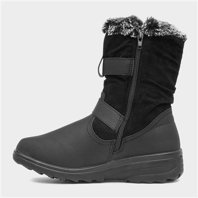 Ace Womens Black Calf Boot
