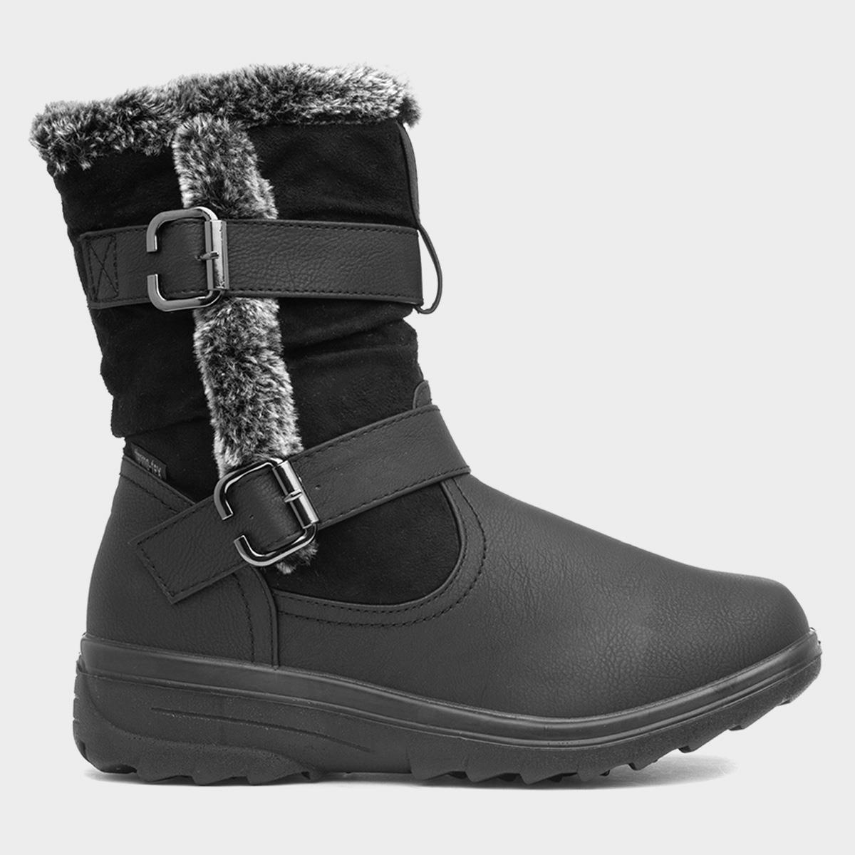 Ace Womens Black Calf Boot