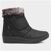 Cushion Walk Thermo-Tex Womens Black Boot (Click For Details)