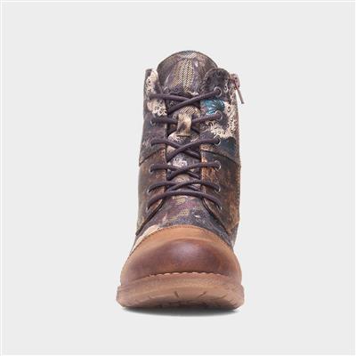Tex Womens Multi Lace Up Boot