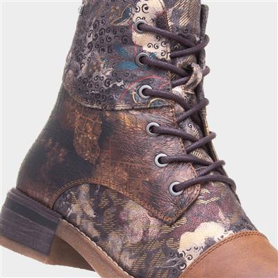 Tex Womens Multi Lace Up Boot