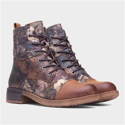 Tex Womens Multi Lace Up Boot
