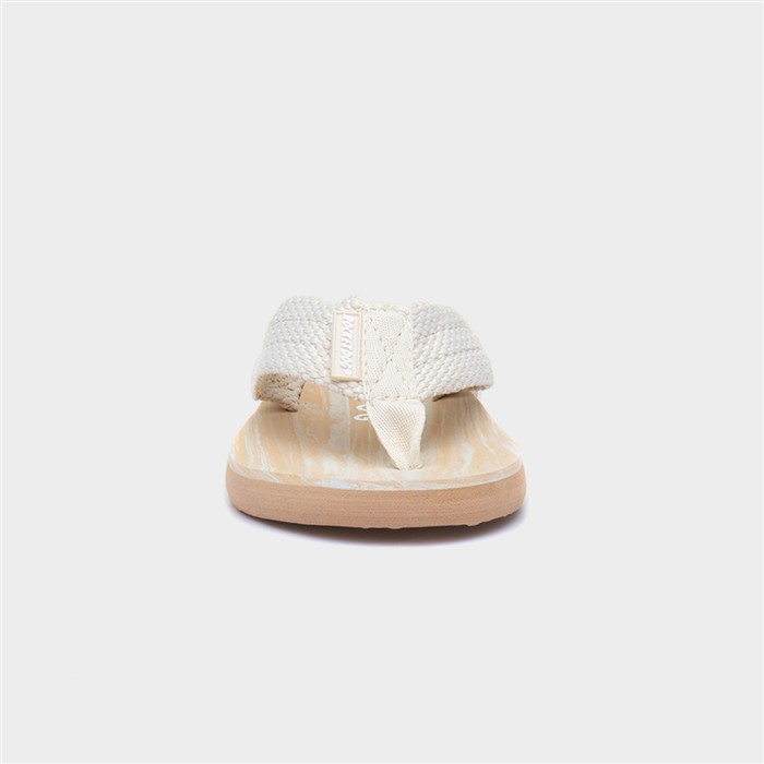 Adios Womens Beige EVA Flip Flop