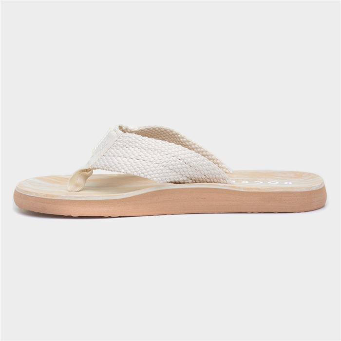 Adios Womens Beige EVA Flip Flop