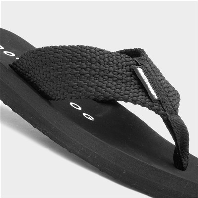 Adios Womens Black EVA Flip Flop