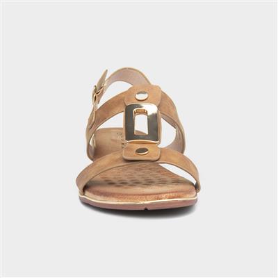 Adora Womens Tan Slingback Sandal