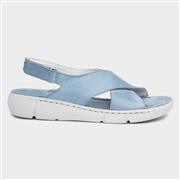 Lotus Gianna Womens Blue Leather Sandal (Click For Details)