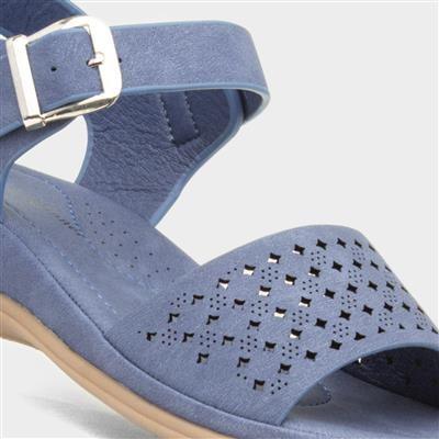 Haiti Womens Blue Strappy Sandal