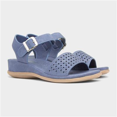 Haiti Womens Blue Strappy Sandal
