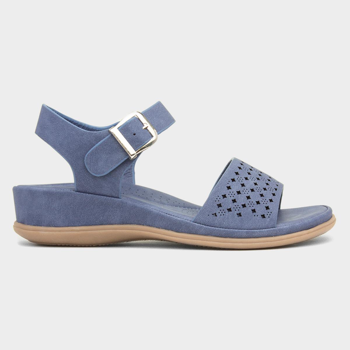 Haiti Womens Blue Strappy Sandal