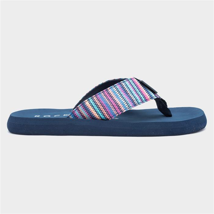 Adios Stark Womens Blue EVA Flip Flop