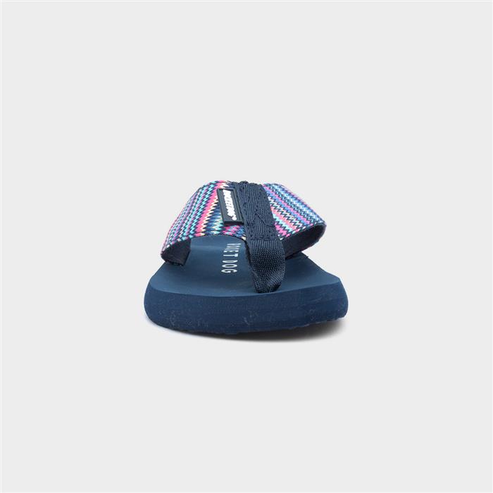 Adios Stark Womens Blue EVA Flip Flop