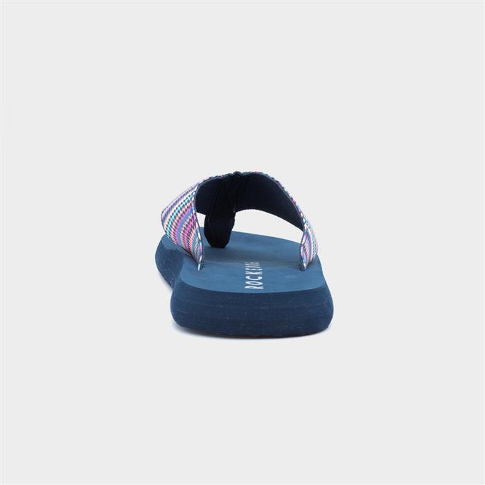 Adios Stark Womens Blue EVA Flip Flop