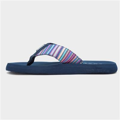 Adios Stark Womens Striped Flip Flop