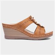 Lilley & Skinner Tobago Womens Tan Wedged Mule (Click For Details)