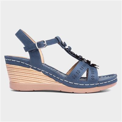 Barbados Womens Navy Sandal