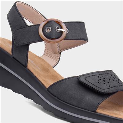 Majorca Womens Black Sandal