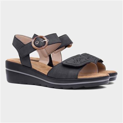 Majorca Womens Black Sandal