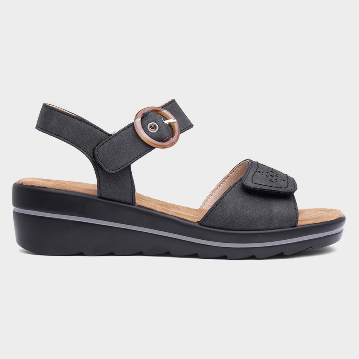 Majorca Womens Black Sandal