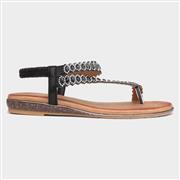 Lunar Novella Womens Black Sandal (Click For Details)