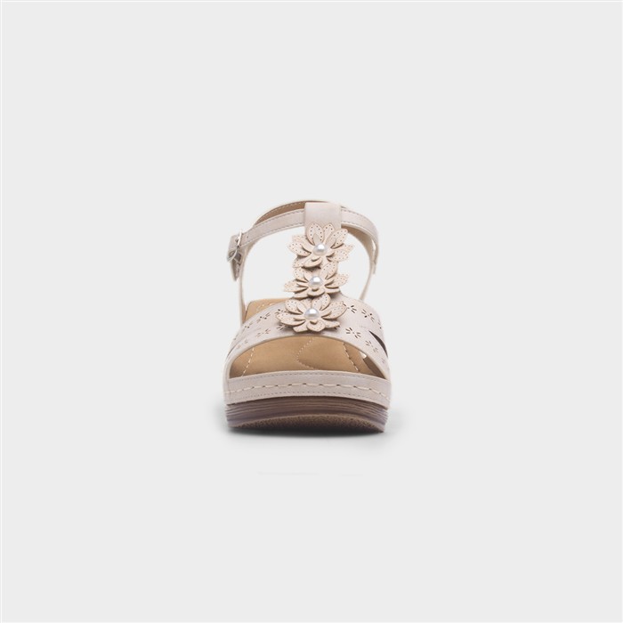 Barbados Womens Beige Sandal