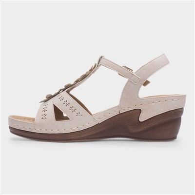Barbados Womens Beige Sandal