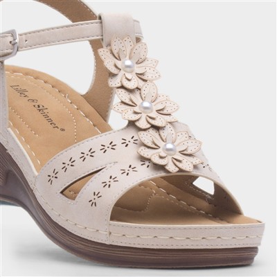 Barbados Womens Beige Sandal