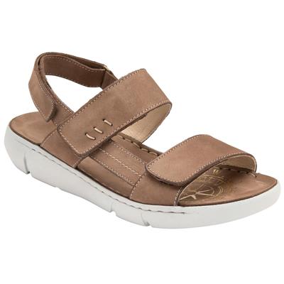 Concetta Womens Taupe Easy Fasten Sandal
