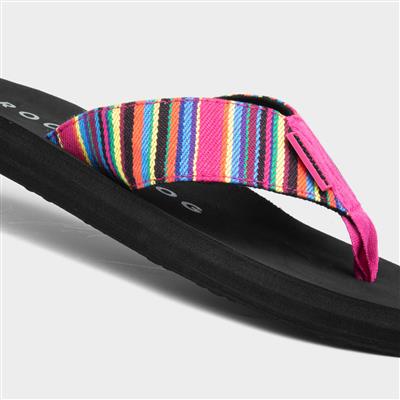 Adios Aloe Womens Multi Flip Flop