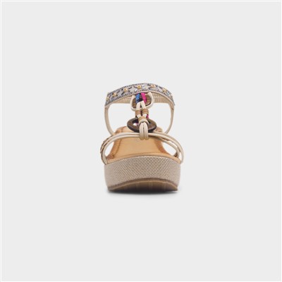 St Lucia Womens Beige Sandal