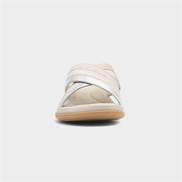 Caicos Womens Beige Mule Sandal