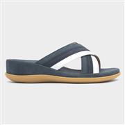 Lilley & Skinner Caicos Womens Navy Mule Sandal (Click For Details)