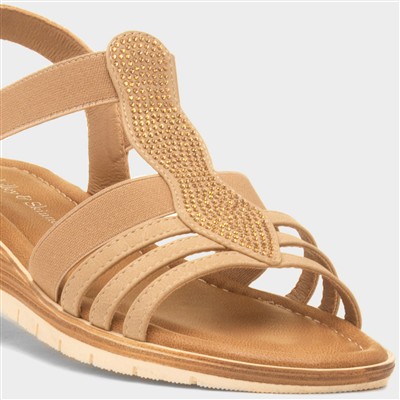 Olbia Womens Beige Sandal