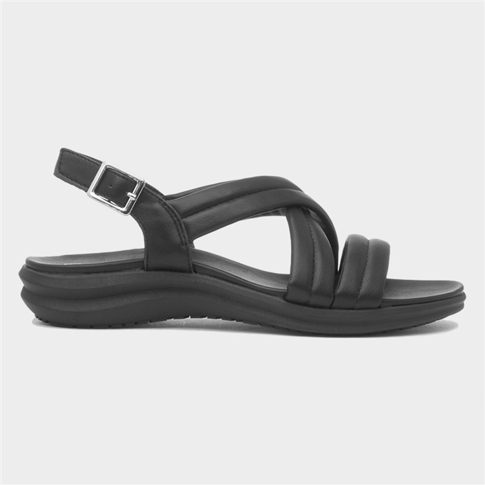 Formentera Womens Black Sandal