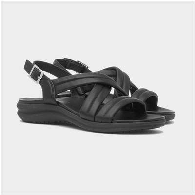Formentera Womens Black Sandal