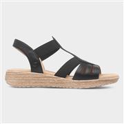 Heavenly Feet Sadie Womens Black Slip On Sandal (Click For Details)