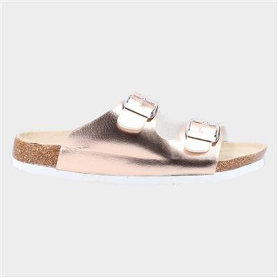 Womens Nimes Two Buckle Sandal in Pink
