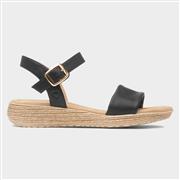 Heavenly Feet Sara Womens Black Buckle Sandal (Click For Details)