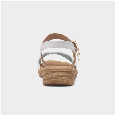 Sara Womens White Sandal
