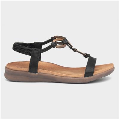 Sensation Womens Black Sandal