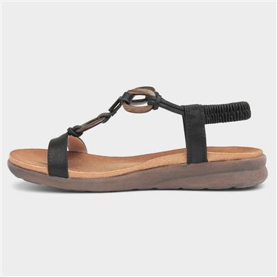 Sensation Womens Black Sandal