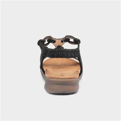 Sensation Womens Black Sandal