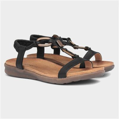Sensation Womens Black Sandal
