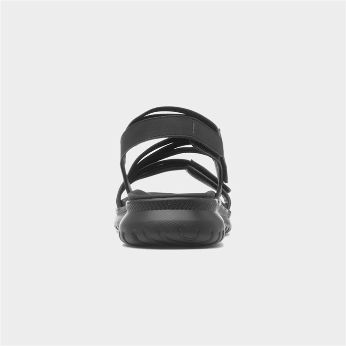 Ibiza Womens Black Strappy Sandal