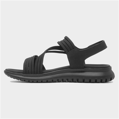 Ibiza Womens Black Strappy Sandal