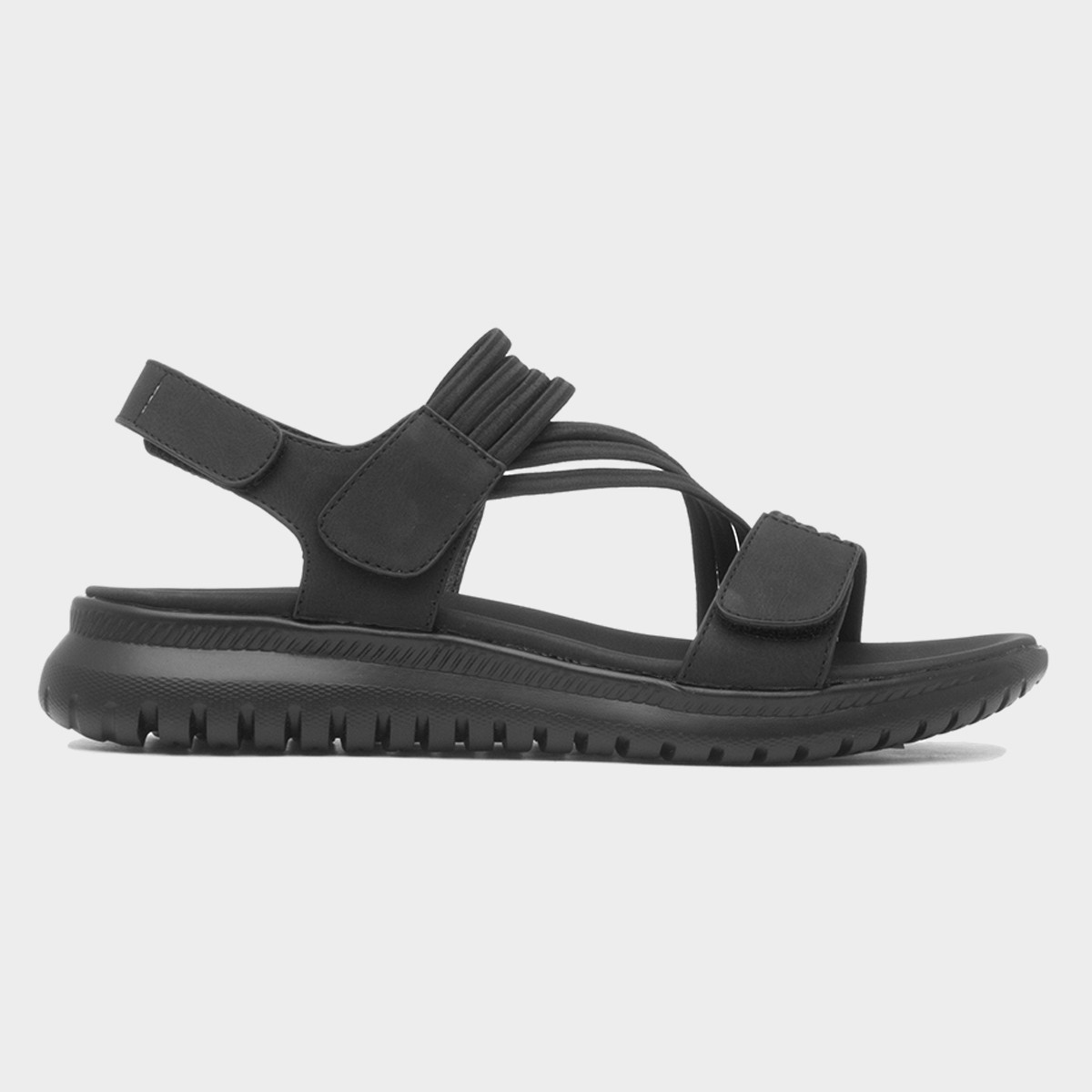 Ibiza Womens Black Strappy Sandal
