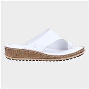Hush Puppies Womens Elissa Toepost Sandal in White (Click For Details)